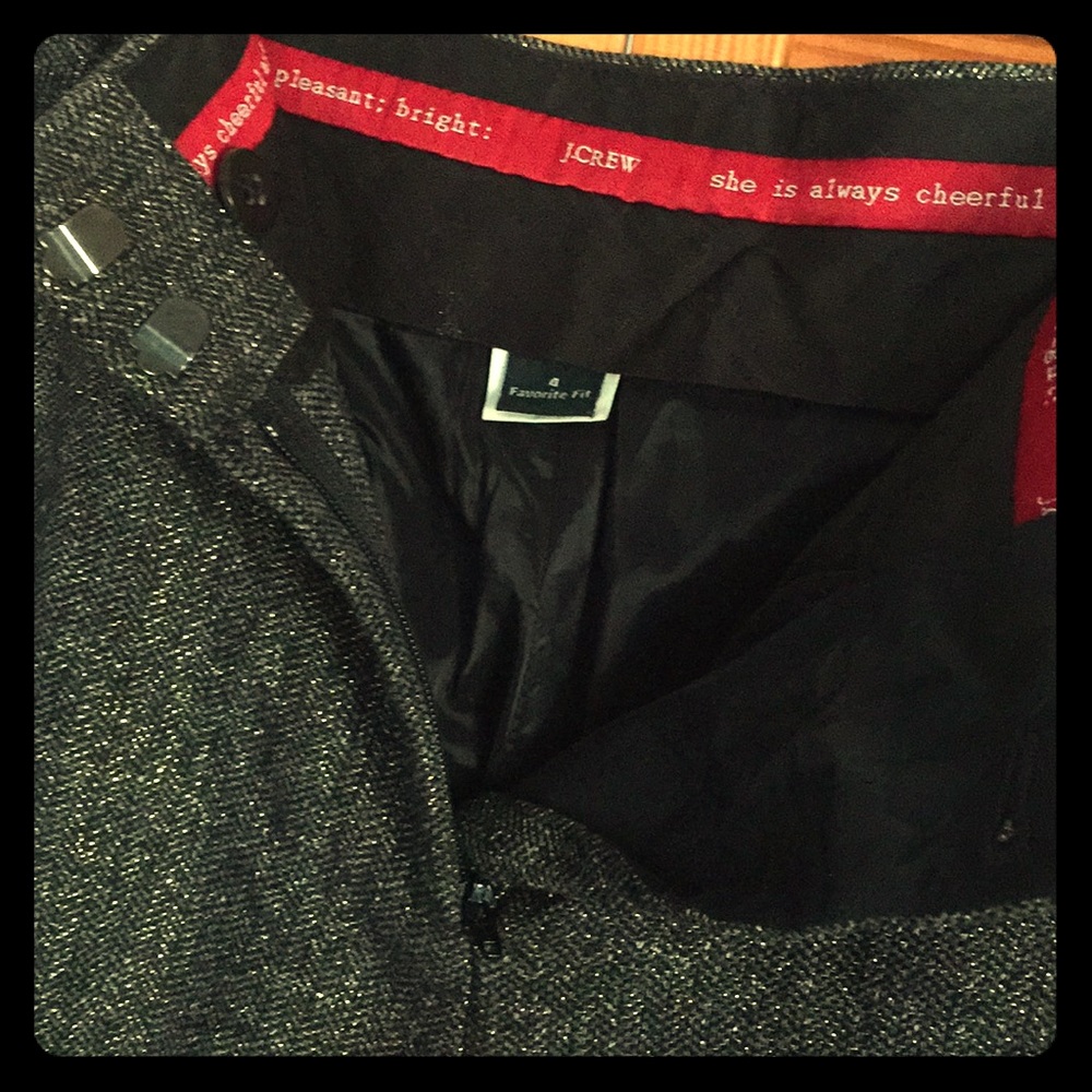 J. Crew collection cuffed metallic trousers - Picture 4 of 6